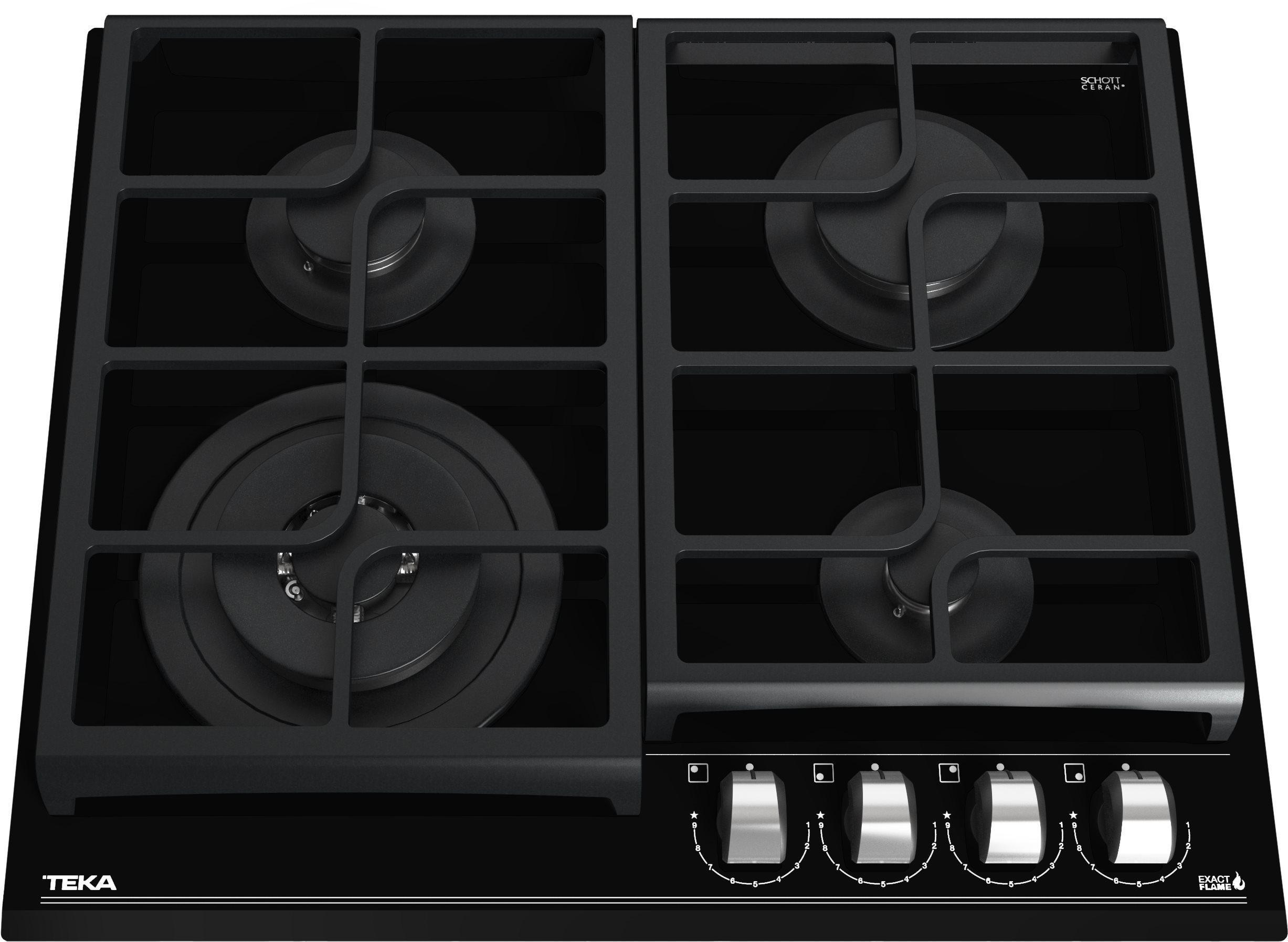 Oven & Cooktop Set TEKA HLB 840 Black + TEKA GZC 64320 U-Black Lifestyle