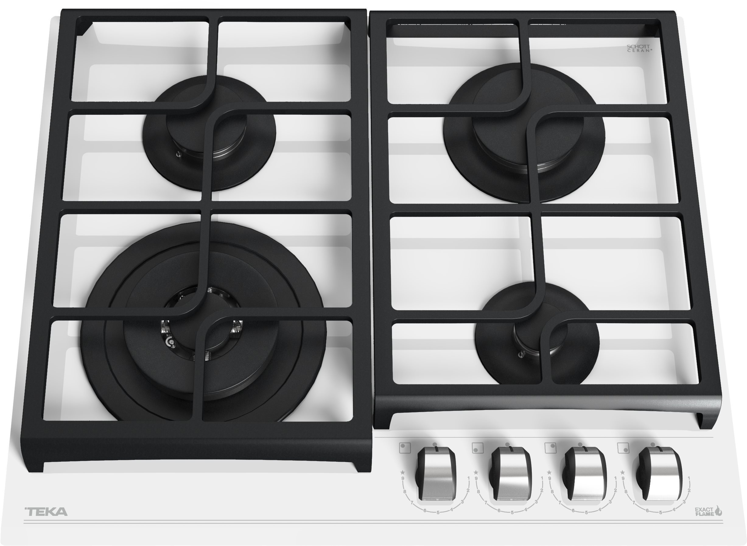 Oven & Cooktop Set TEKA GZC 64321 U-White + TEKA HLB 860 White Lifestyle