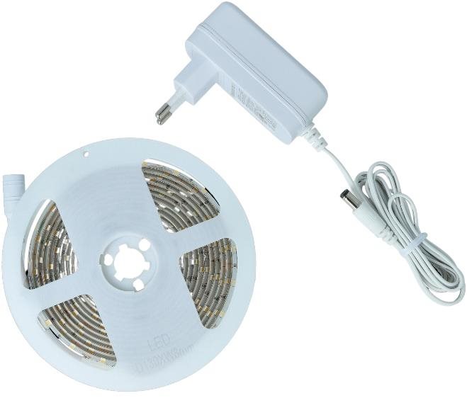 LED szalag Tesla 60LED/ m, 3m + 1,5m, 8mm, 3000K, SMD2835, IP20 ...