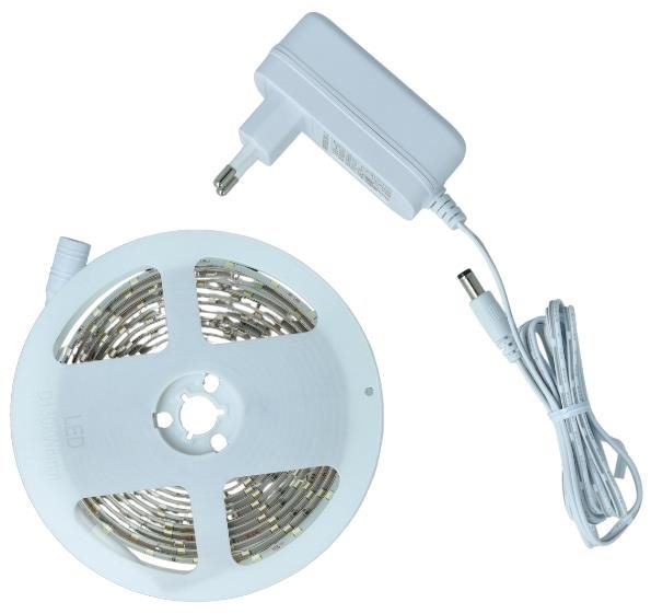 LED-Streifen Tesla LED Streifen, 60LED/ m, Länge 3 m + 1,5 m, 8 mm, 6500 K, SMD2835, IP20 ...
