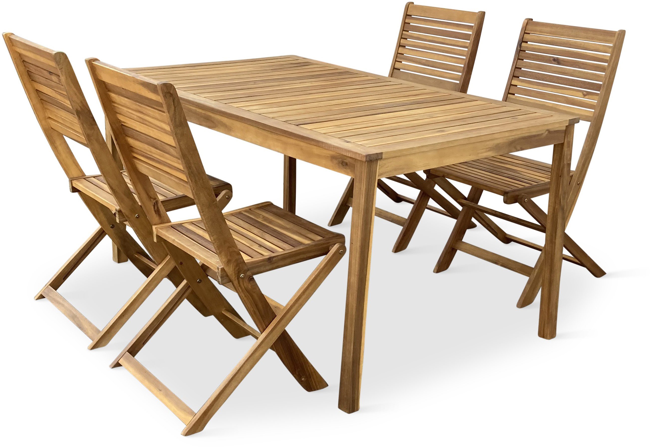 Garden Furniture NOELA Garden furniture set ACACY COPENHAGEN/MANDY 1 table + 4 chairs ...