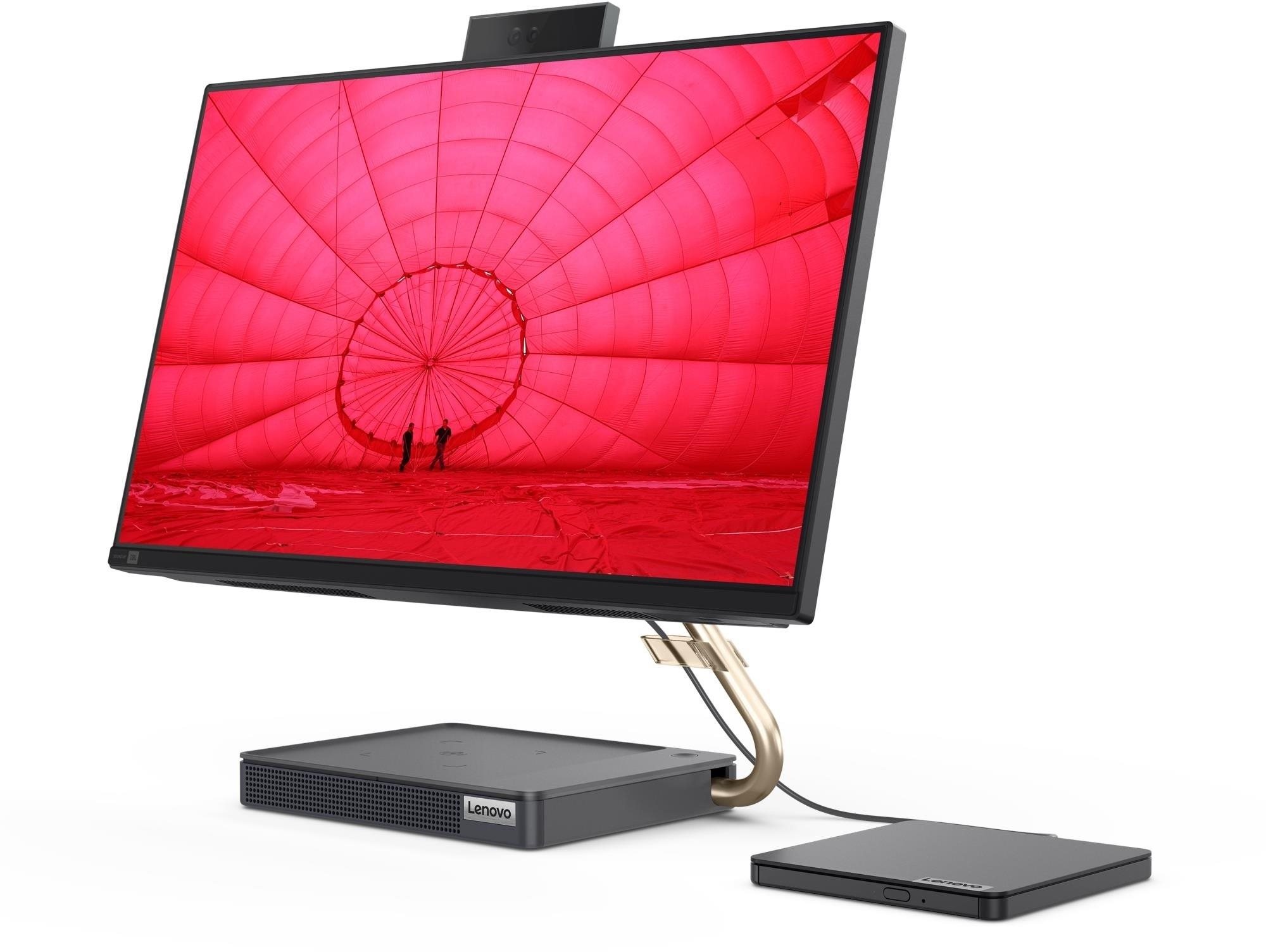 All In One PC Lenovo IdeaCentre 5 24ALC6 Graphite Grey Lateral view