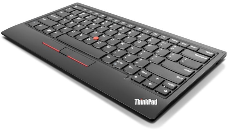 Klávesnica Lenovo ThinkPad TrackPoint Keyboard II DE Bočný pohľad