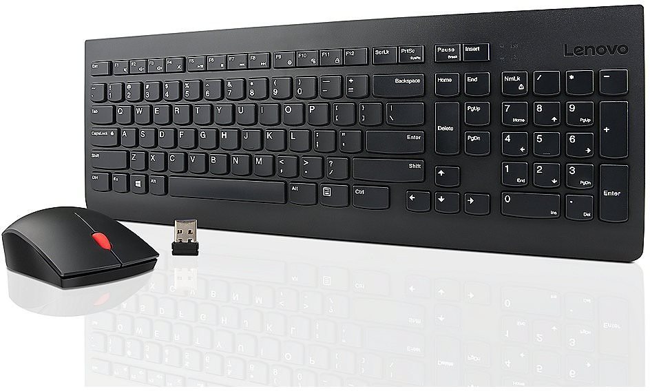 Tastatur/Maus-Set Lenovo Essential Wireless Keyboard and Mouse - DE Screen