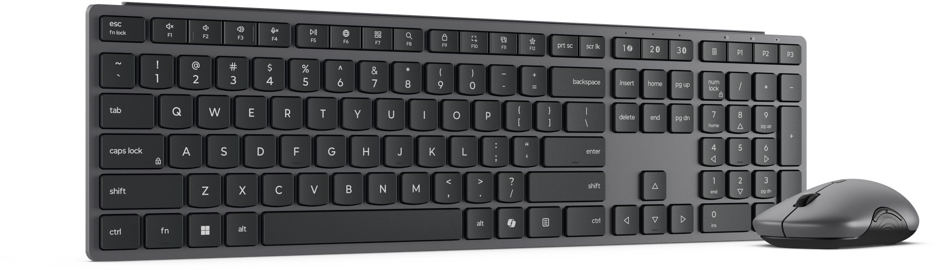 Keyboard and Mouse Set Lenovo 700 Modern Multi-Device Wireless Combo - EN/SK ...