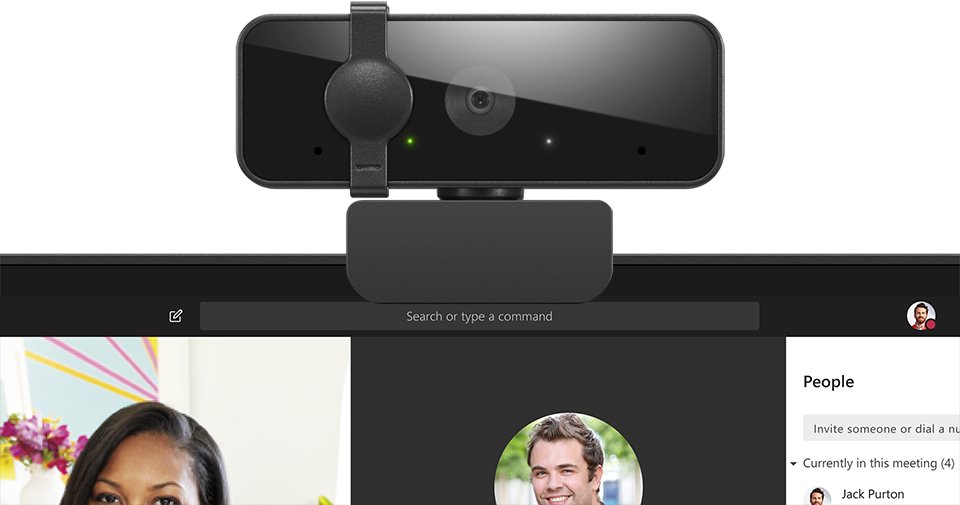 Webcam Lenovo 310 FHD Webcam Black ...