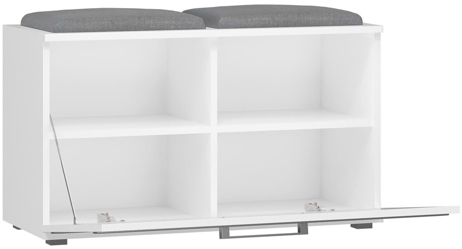 Shoe Rack TOPESHOP Opal white shoe rack ...