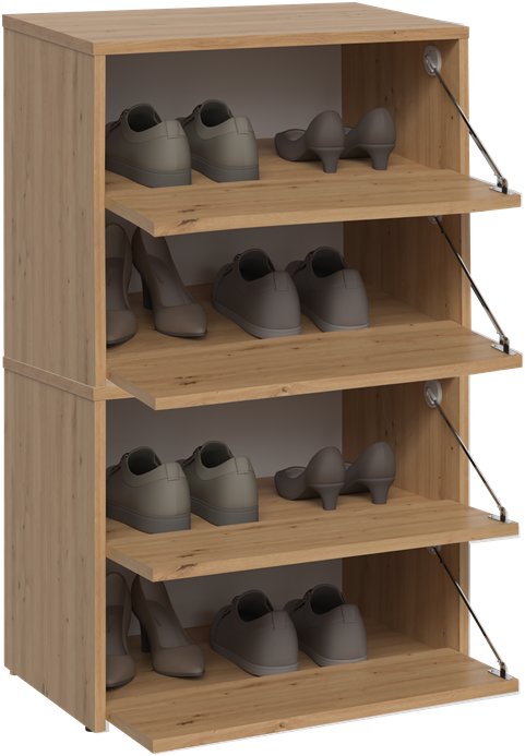 Shoe Rack TOPESHOP MODO X2 Artisan shoe rack ...