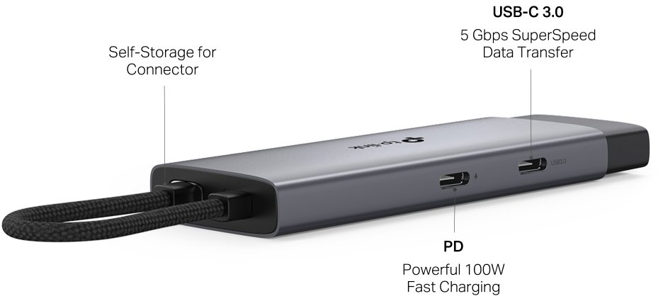USB Hub TP-Link UH5020C, USB-C 5-Port Hub ...