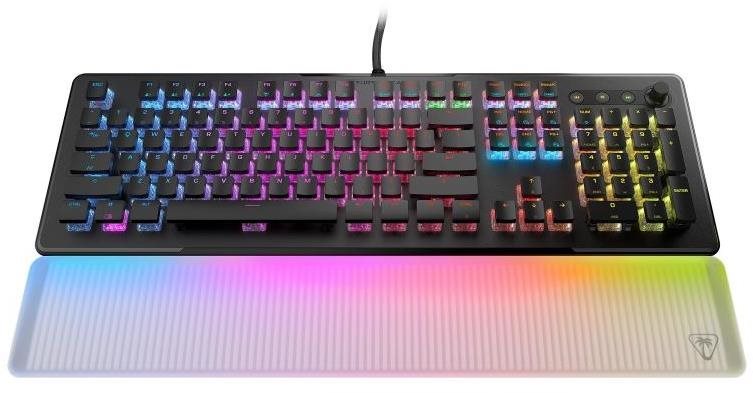 Gaming Keyboard Turtle Beach with optical switches Vulcan II Max, Linear Red Sw. US, black ...