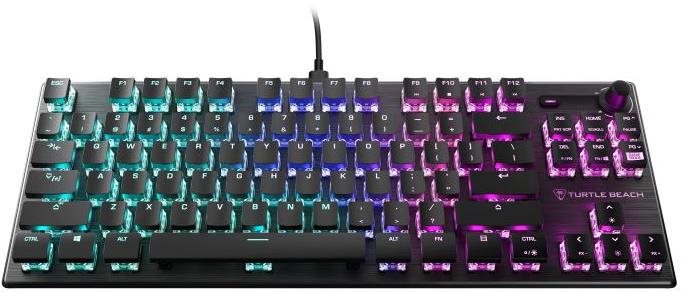 Gaming-Tastatur Turtle Beach Vulcan TKL AIMO, Linear Red Sw. US, schwarz ...