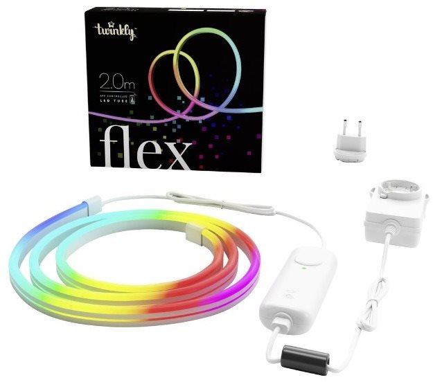 LED Light Strip TWINKLY FLEX flexible tube 200LED, 2m ...