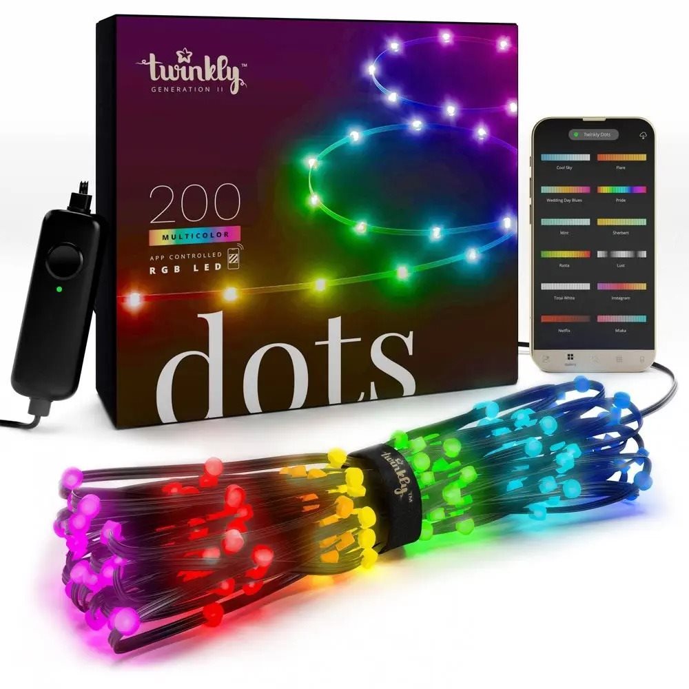 LED Light Strip TWINKLY DOTS spot strip 200LED, 10m, B Package content