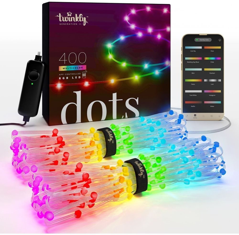 LED Light Strip TWINKLY DOTS spot strip 400LED, 20m, T Package content