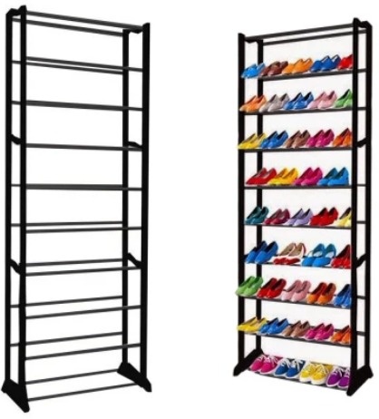 Shoe Rack Verk Folding shoe rack Amazing Shoe Rack, 30 pairs, black ...