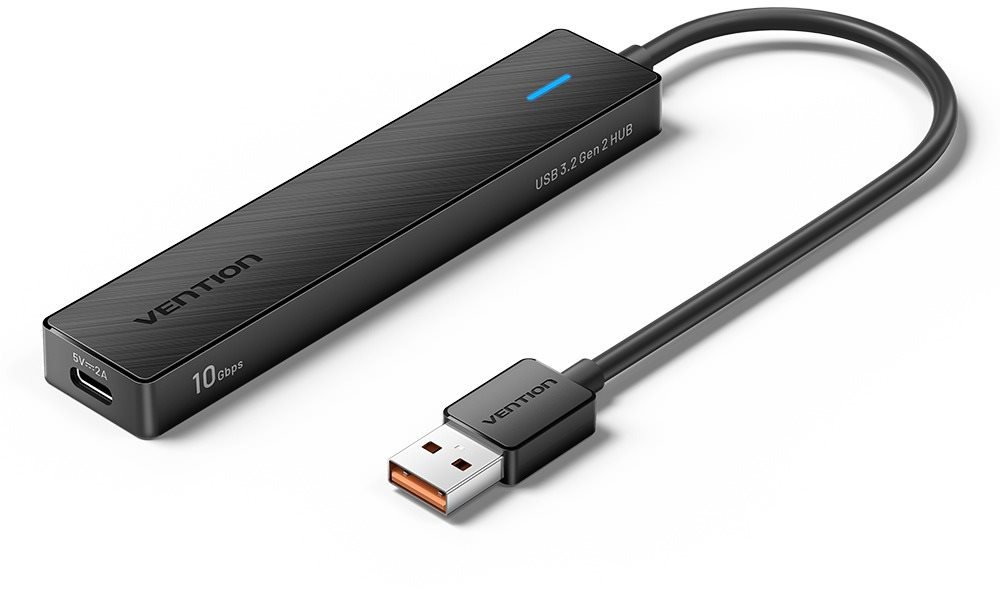 USB Hub Vention 5-in-1 USB 3.2 to 2 x USB-C / 2 x USB 3.2 Gen 2 10G Hub 0.15M Black ...