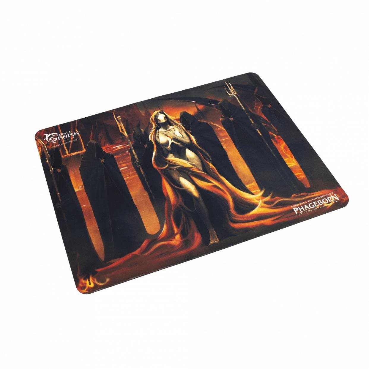 Mouse Pad White Shark FACELESS ORACLE - S Lateral view