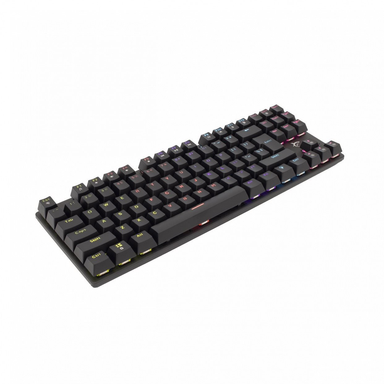 Gaming Keyboard White Shark COMMANDOS RED - US Lateral view