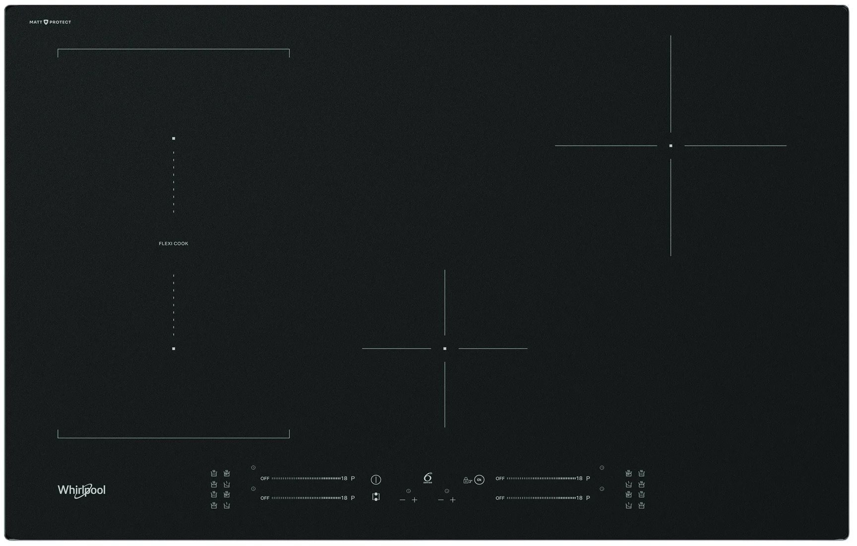 Cooktop WHIRLPOOL MattProtect WL S3777 NE BM PLA