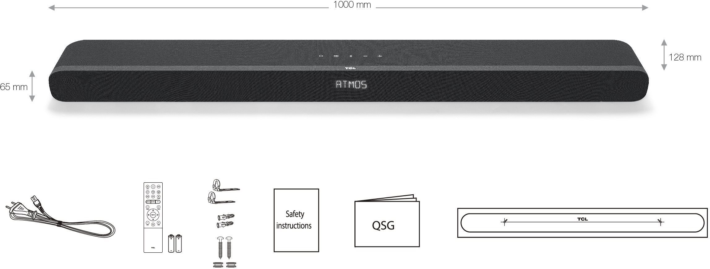 Sound Bar TCL TS8111 Technical draft