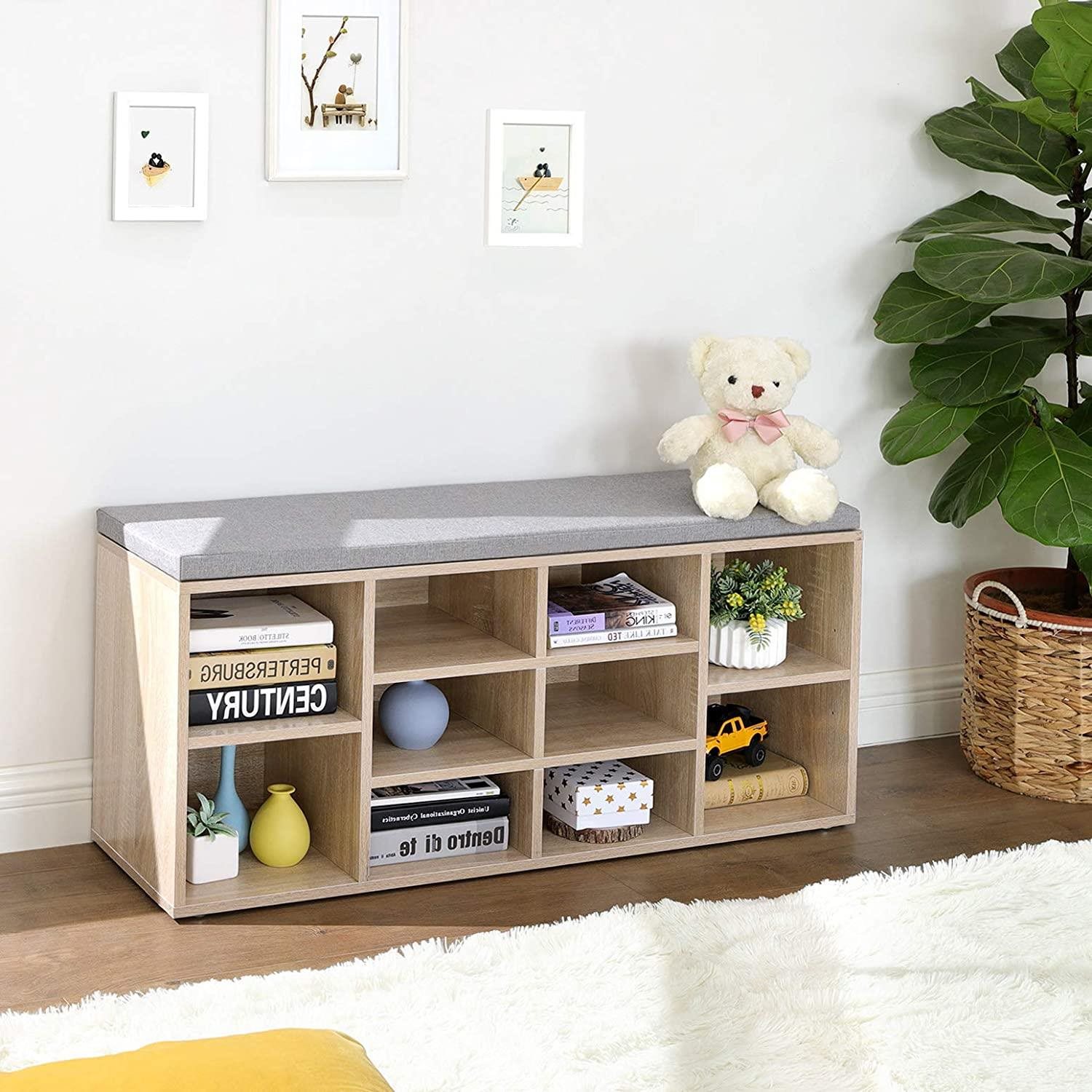 Shoe Rack Houseland Danica oak sonoma ...