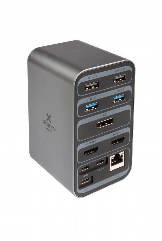Docking Station Xtorm Worx USB-C Docking Station 13-in-1 Lateral view