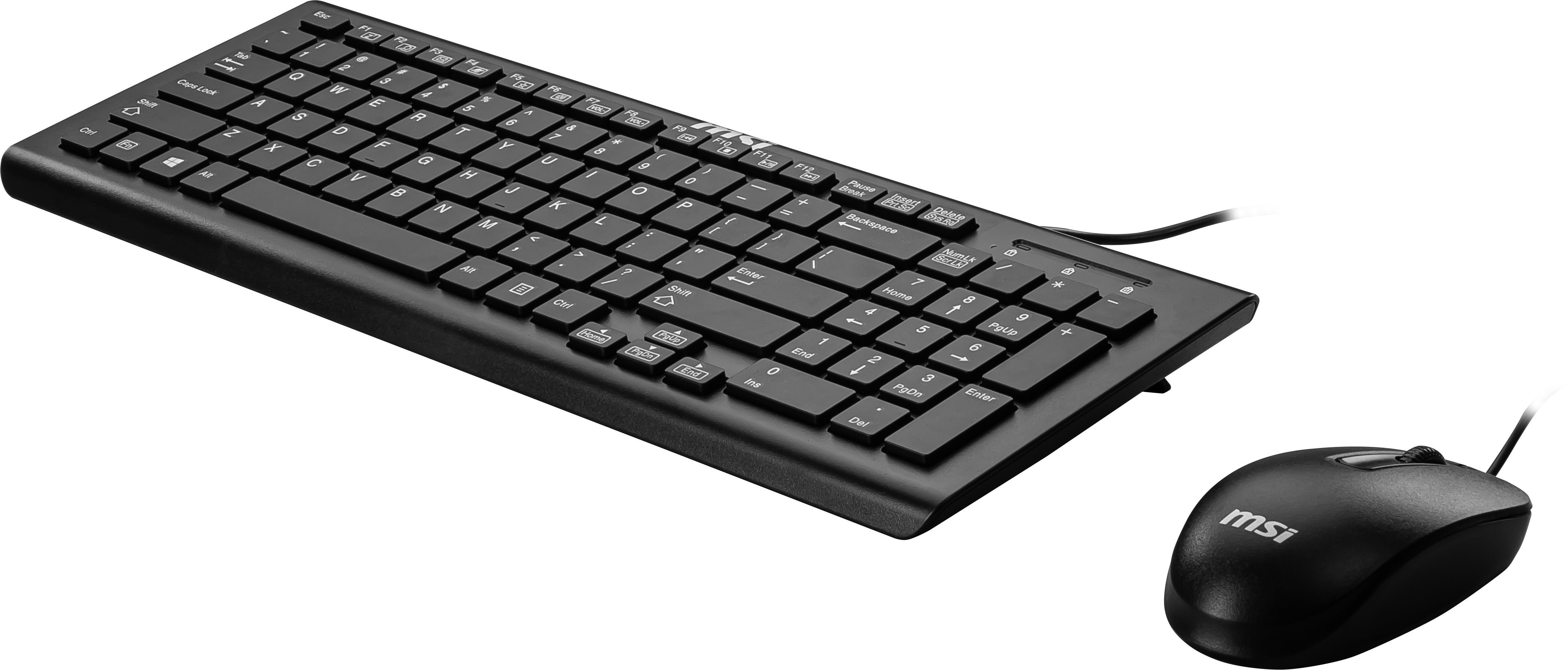Keyboard and Mouse Set MSI SK9626M-CZ Screen