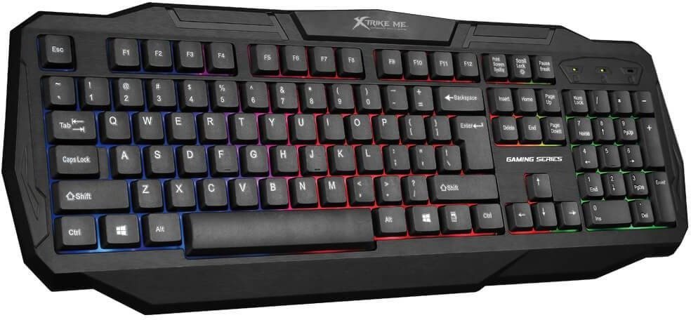 Gaming Keyboard XTRIKE KB-302 BK Wired Keyboard Lateral view