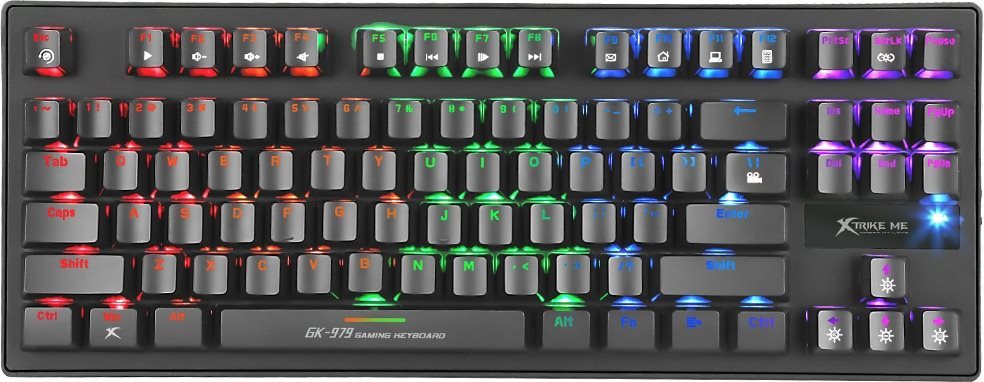 Gaming Keyboard XTRIKE GK-979 Wired Keyboard Screen