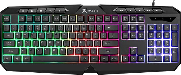 Keyboard and Mouse Set XTRIKE ME CMX-410 gaming combo 4in1 - EN ...