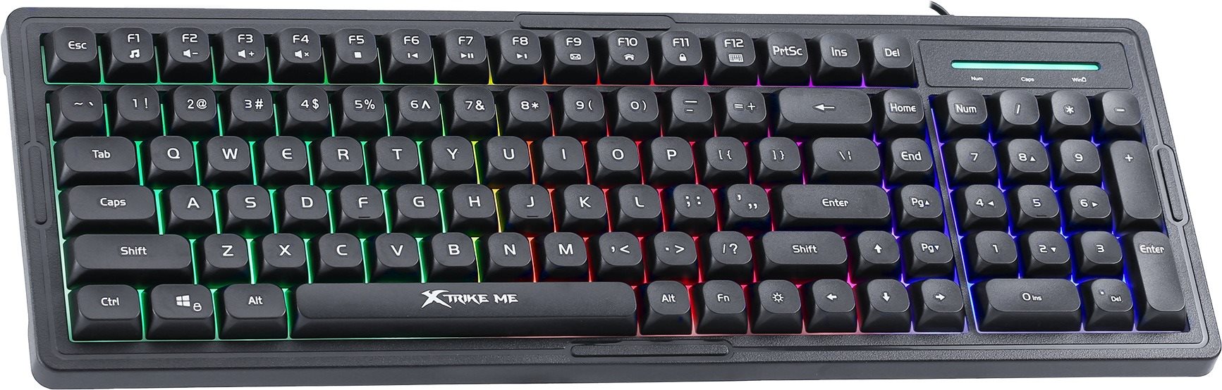 Gaming Keyboard XTRIKE ME KB-309 BK gaming keyboard - EN ...