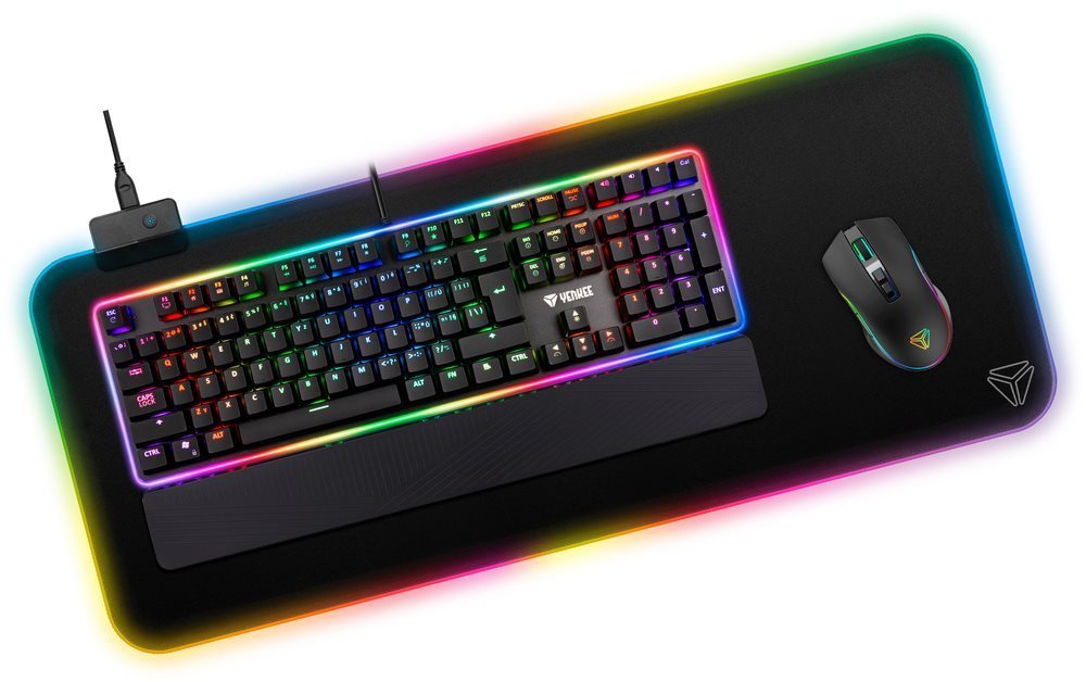 Mouse Pad YENKEE YPM 3006 RGB WARP Lifestyle