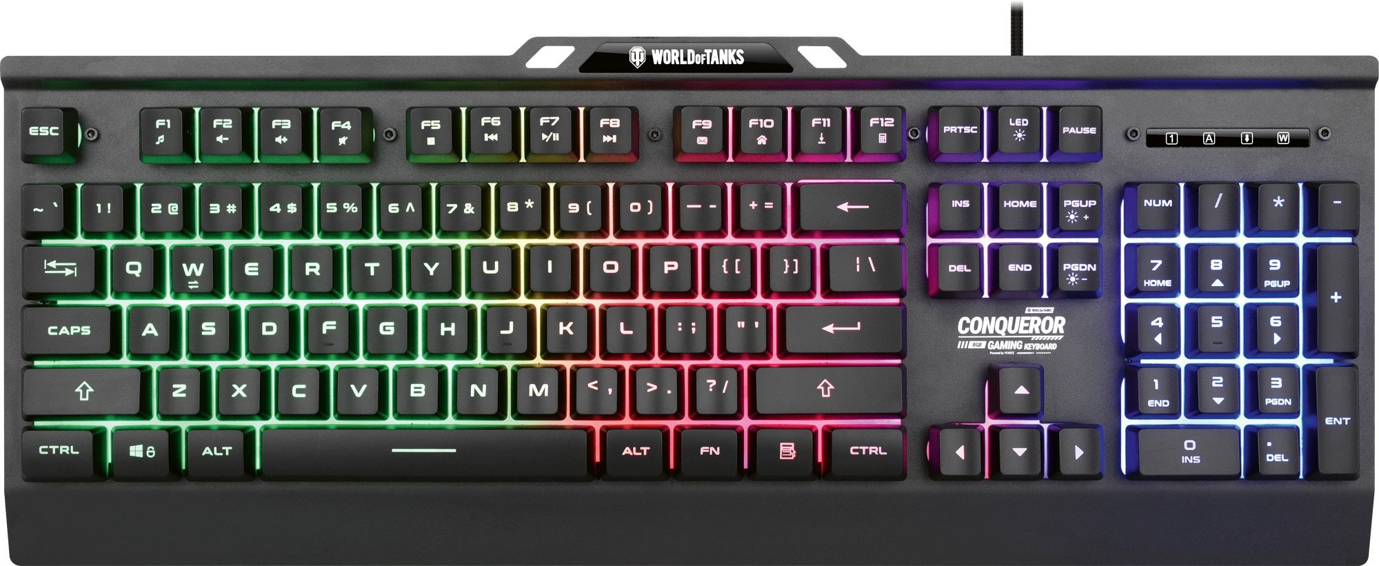 Gaming Keyboard YENKEE YKB WT200US CONQUEROR - US INTL World of Tanks ...