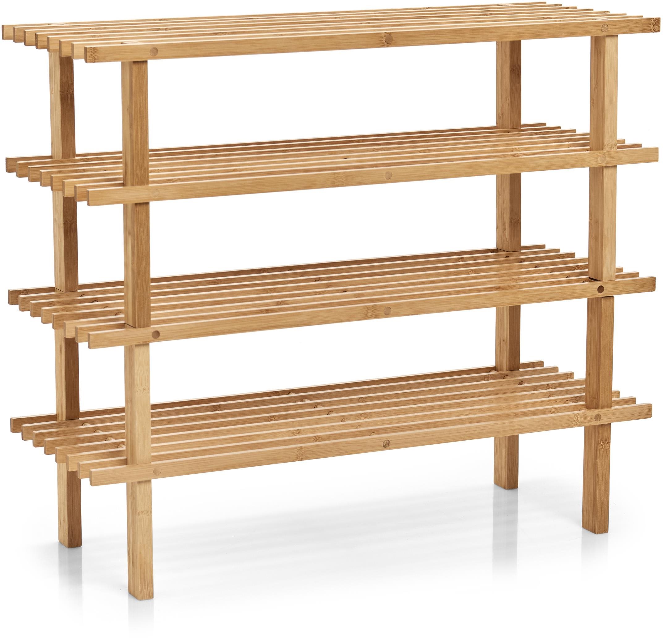 Shoe Rack Zeller Bamboo shoe rack 70 × 26 × 30 cm ...