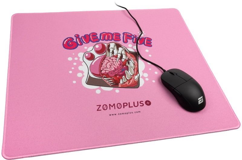 Podložka pod myš ZOMOPLUS Give Me Five Gaming Mousepad, 500 × 420 mm – pink Lifestyle