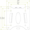 AlzaErgo F530B fixní 13"-27" - Držák na TV