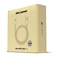 AlzaPower AluCore Micro USB 2m stříbrný - Datový kabel