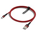 AlzaPower CompactCore Micro USB 1m červený - Datový kabel