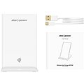 AlzaPower WF220 Wireless Fast Charger bílá - Bezdrátová nabíječka