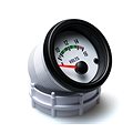 Auto Gauge - ukazatel el. Napětí, bílý - Přídavný budík do auta