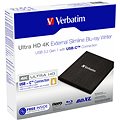 VERBATIM Blu-Ray Slimline Ultra HD 4K USB 3.2 Gen 1 (USB-C) - Externí vypalovačka