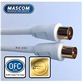 Mascom anténní kabel 7173-015, 1.5m - Koaxiální kabel