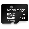 MEDIARANGE microSDHC 4GB Class 10 + SD adaptér - Paměťová karta