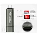 Vention USB 3.0 Multi-function Card Reader Gray Metal Type - Čtečka karet
