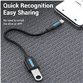 Vention USB-C (M) to USB (F) OTG Cable 0.15m Black PVC Type - Redukce
