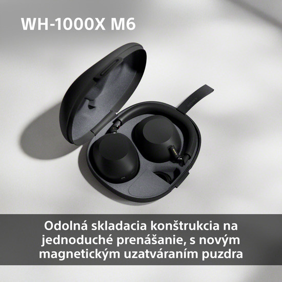 Bezdrôtové slúchadlá Sony Noise Cancelling WH-1000XM6