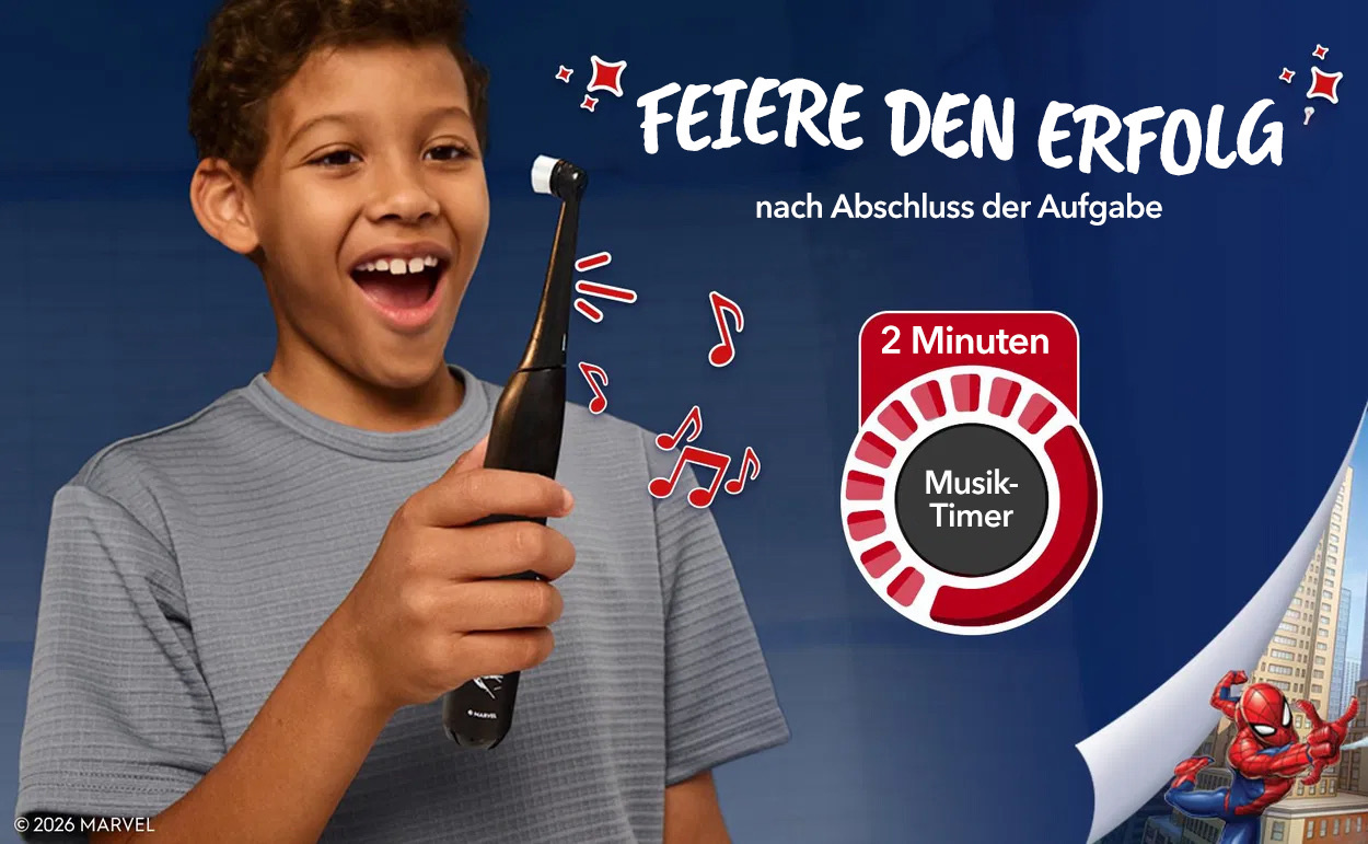 Oral-B Pro Kids Spiderman elektrische Zahnbürste
