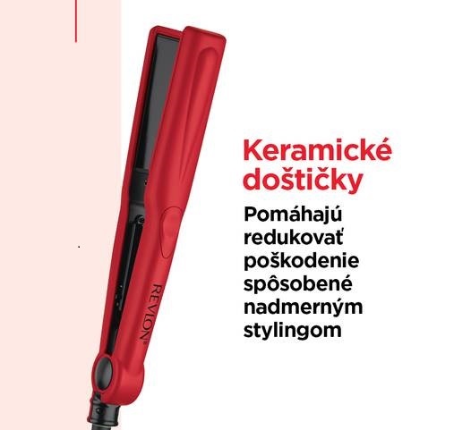 Žehlička na vlasy Revlon RVST2176GPE Ultra Straight & Smooth Styler Giftset Narovnávač vlasov Revlon RVST2176GPE Ultra Straight & Smooth Styler Giftset