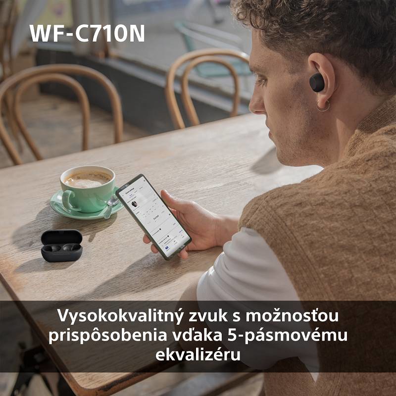 Bezdrôtové slúchadlá Sony Noise Cancelling WF-C710N