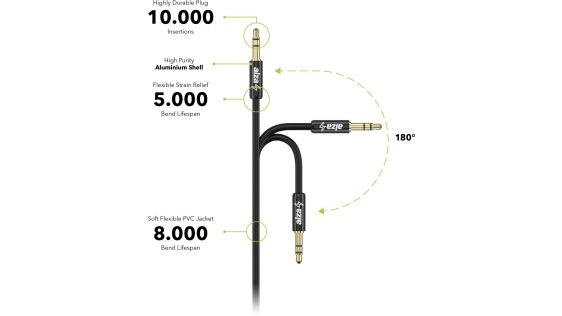 AlzaPower AluCore Audio 3,5 mm Jack (M) to 3,5 mm Jack (M)